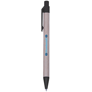 PE4772-RECYCLED PAPER PEN-Natural/Black with Black Ink